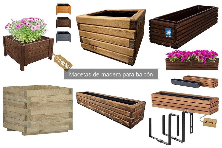 Ventajas y desventajas de las macetas de madera para balcón
