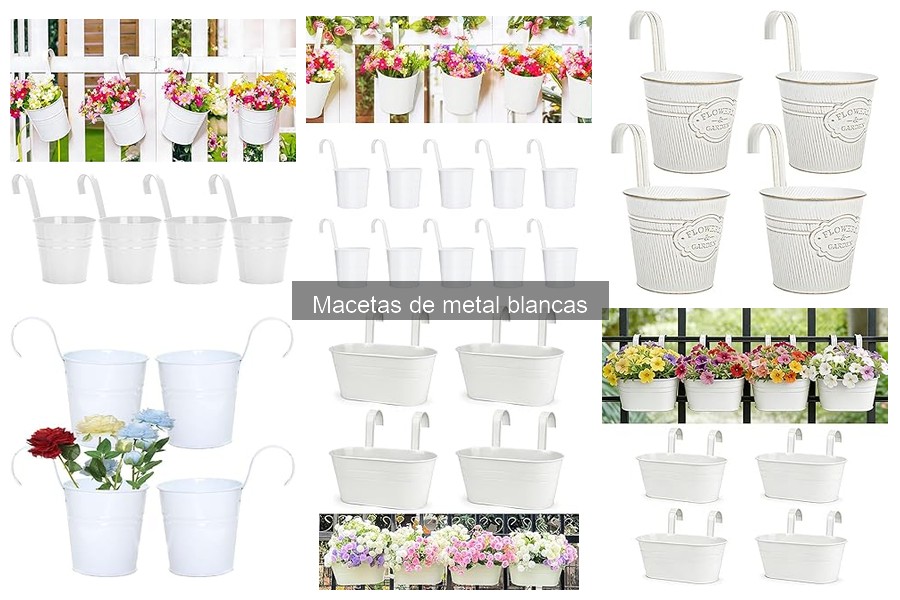 Ventajas y Desventajas de las Macetas de Metal Blancas