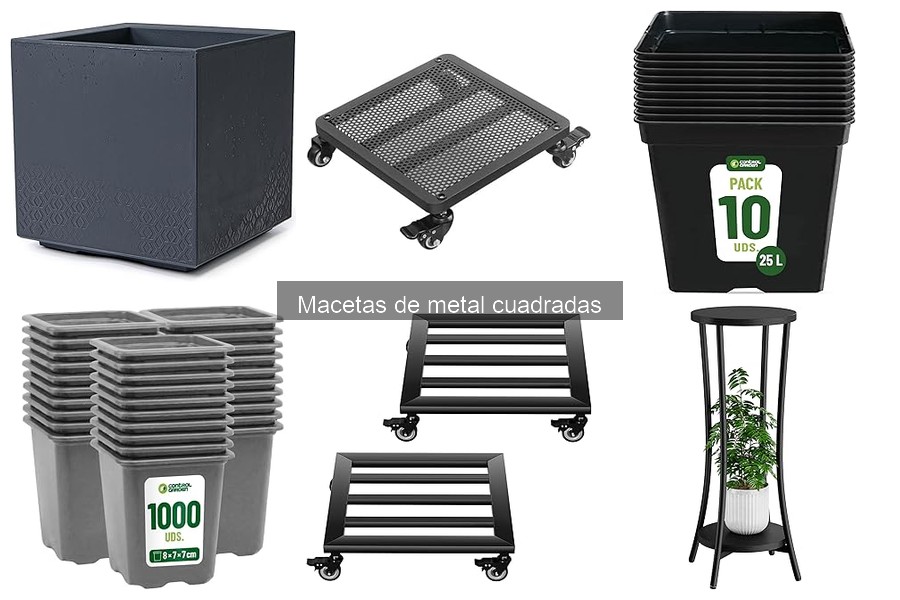 Ventajas y Desventajas de Macetas de Metal Cuadradas