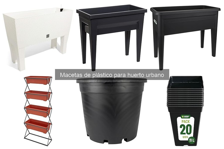 Ventajas y Desventajas de Macetas de Plástico para Huerto Urbano