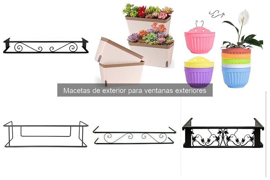 Ventajas y desventajas de macetas en ventanas exteriores