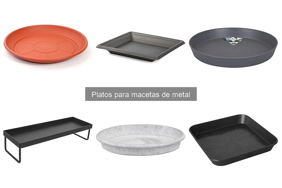 Ventajas y desventajas de platos para macetas de metal